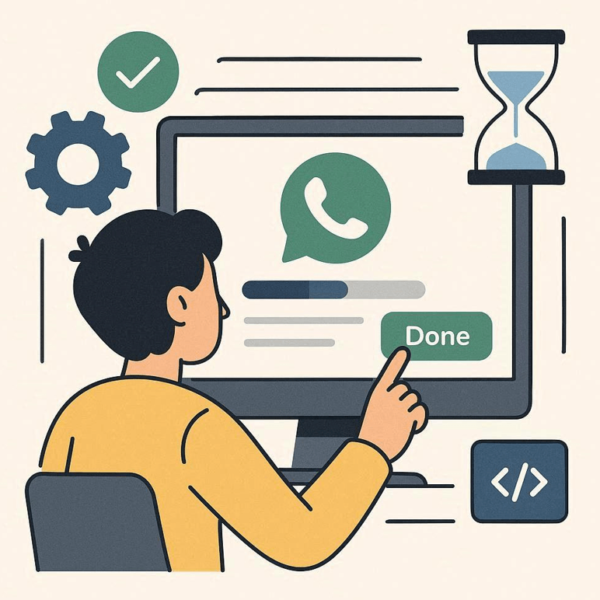 Set up your WhatsApp automation tool in minutes